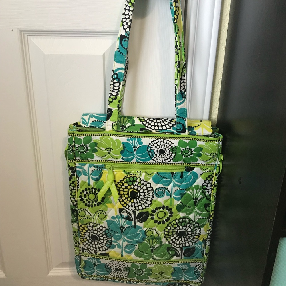 Vera Bradley Lime It Up Laptop Travel Tote